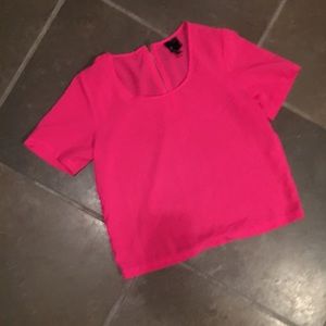 Crop pink shirt 👚